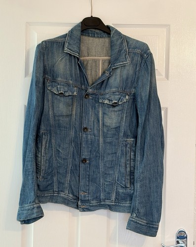 Men denim jacket size - denim,