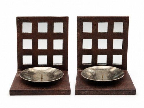 Set rustic mirrored - of,
