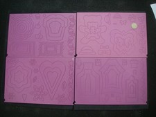 SET Crafters Companion ULTIMATE PRO CELEBRATION Embossing Boards CUPCAKE Teddy