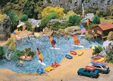 Faller 130283 HO/OO Gauge Boats And Windsurfing Boards Kit V