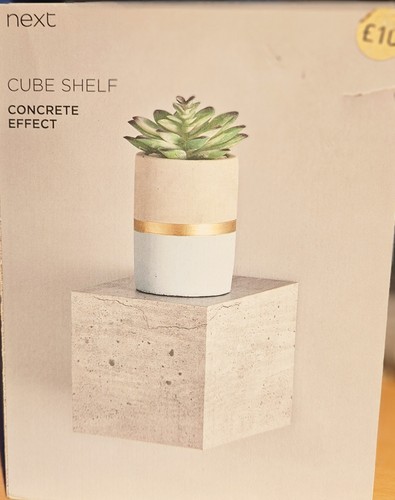 Next concrete effect cube - concrete‑effect,
