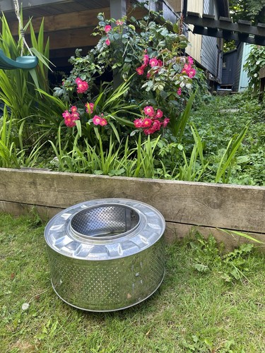 Upcycled washing machine drum - machine,