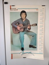 4 original wall calendars with V. Vysotsky for 1988, 1989