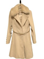 Miss Selfridge Beige Faux Fur