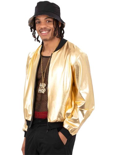 90s gold jacket hip - hip, hop