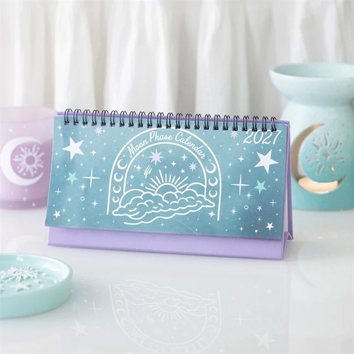Moon phase desk calendar - desk,