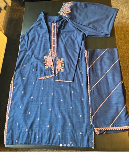 Women blue cotton blend - women’s,