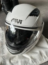Givi HPS X.09 Modular Motorcycle Helmet White XL (61cm) – Excellent Condition