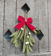 Christmas felt mistletoe cm - mistletoe, 28