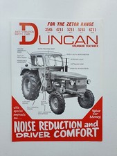 DUNCAN SAFETY CABS SALES LEAFLET - ZETOR