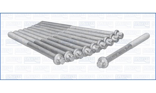 Cylinder head bolt set opel - bolt,