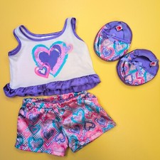 Build-A-Bear White and Purple