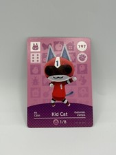 197 Kid Cat - Series 2 Animal Crossing Amiibo Card Official Nintendo New Horizon