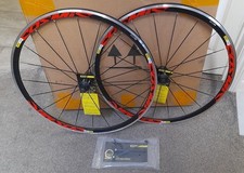 Mavic Cosmic Elite UST Alloy Wheelset  700c 28" Rim Brake Clincher Red