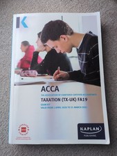 ACCA Taxation (FA19) - Study Text Book Valid From Apr 20 To Mar 21 