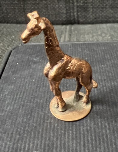 Vintage copper giraffe - copper,