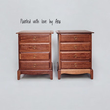 Stag Minstrel Bedside Cabinets RESTORED  TO ORDER MADE TO ORDER 