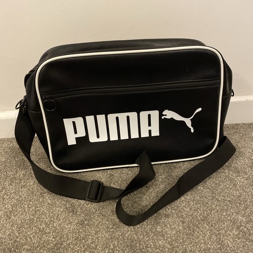 Puma messenger bag black - bag, white