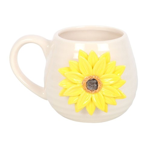 Sunflower mug rounded tea - sunflower,