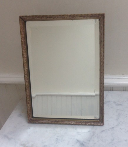 Vintage wood framed mirror - vintage,