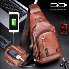 Men's Sling Backpack Genuine