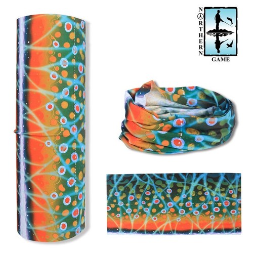 Brook trout pattern neck - brook,