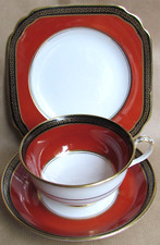 GROSVENOR CHINA JACKSON & GOSLING 6706 PATTERN TRIO (10861)