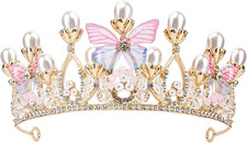 Tiara Pearl Princess Crown for