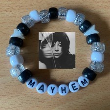 Lady Gaga Mayhem  beaded kandi bracelet