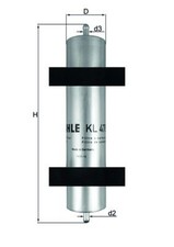 MAHLE KL478 Fuel Filter 54.6mm