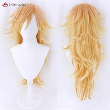Anime Douma Cosplay Wig Golden