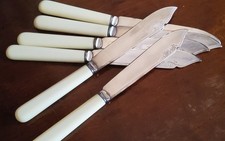 6x Vintage Fish Table Knives