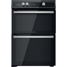 Hotpoint HDT67I9HM2C 60cm Electric Cooker - Double Ovens, Grill & INDUCTION Hob