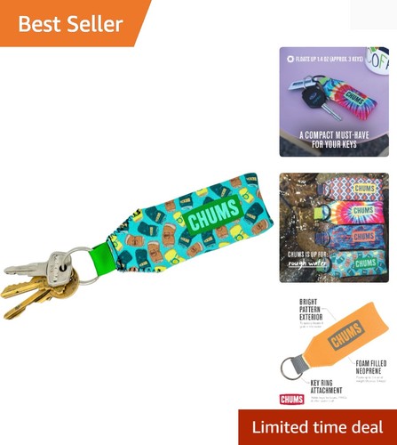 Neoprene floating keychain - neoprene, for