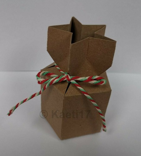 Star kraft card - cracker, favour