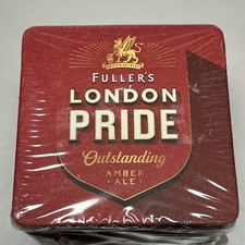 12x Fullers London Pride Outstanding Amber Ale Beer Mats For Pub Or Home Bar