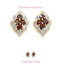 TWO-TONE GARNET & CUBIC