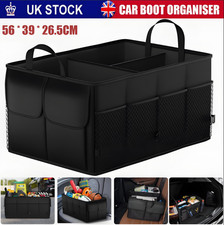 2 in 1 Heavy Duty Collapsible Car Boot Organiser Tidy Storage Box Foldable UK