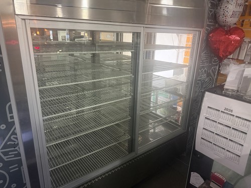 Pass through fridge - through,
