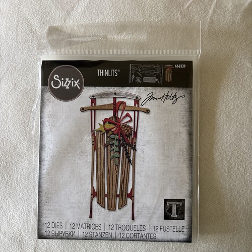 Vintage sled die set - vintage,