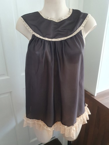 Nylon babydoll short - short, nightie