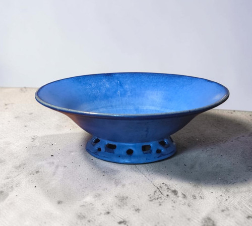 Fulper pottery blue flambe - blue,