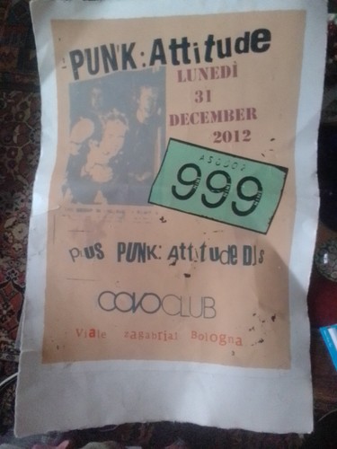 Punk poster 999 logo - poster, pistols
