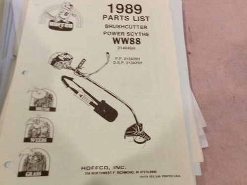 Hoffco 1989 brushcutter power - brushcutter,