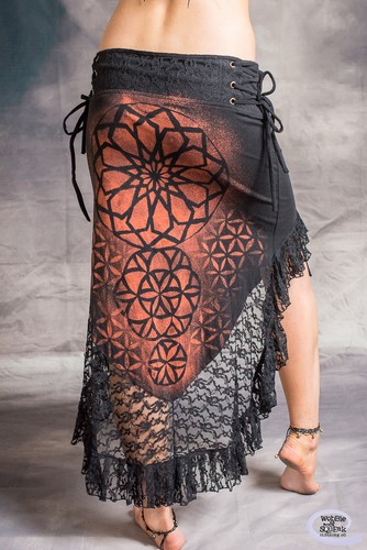 Mandala flower skirt pixie - flower,
