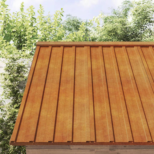 Roof panels 12pcs corten - roof,