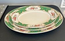 Vintage Old Chelsea Bridgwood Set of Serving Meat Plates/Platters