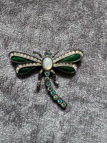 Dragonfly brooch vintage - brooch,