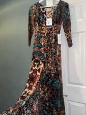Sophia Alexia Exotic Moroccan Mirage Wrap Dress Beach Dress Boho BNWT £250 XS