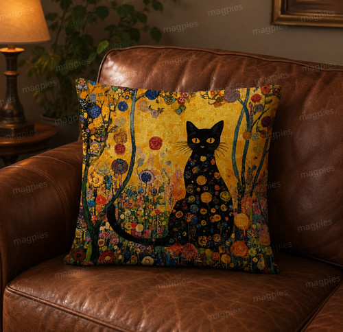 Adorable gustav klimt cat - klimt,